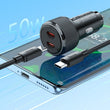 მანქანის დამტენი Hoco NZ14B Dual-Type-C