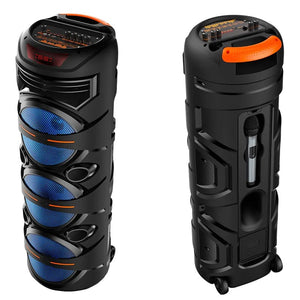 Bluetooth დინამიკი 2 მიკროფონით და პულტით OEM ZQS8302