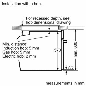 ჩასაშენებელი ელ. ღუმელი BOSCH HJG852YS0