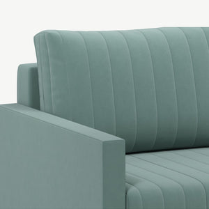 გასაშლელი დივანი Famagusta Mint Blue 220x105x90 სმ