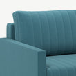 გასაშლელი დივანი Famagusta Turquoise 220x105x90 სმ