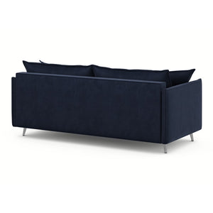 გასაშლელი დივანი სათავსოთი Galloway Dark Blue 195x98x90 სმ