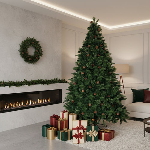 პოლონური ნაძვის ხე გირჩებით Joanna 150-დან 270 სმ-მდე