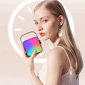 მინი Bluetooth დინამიკი RGB ფერებით და მიკროფონით OEM ZX-03