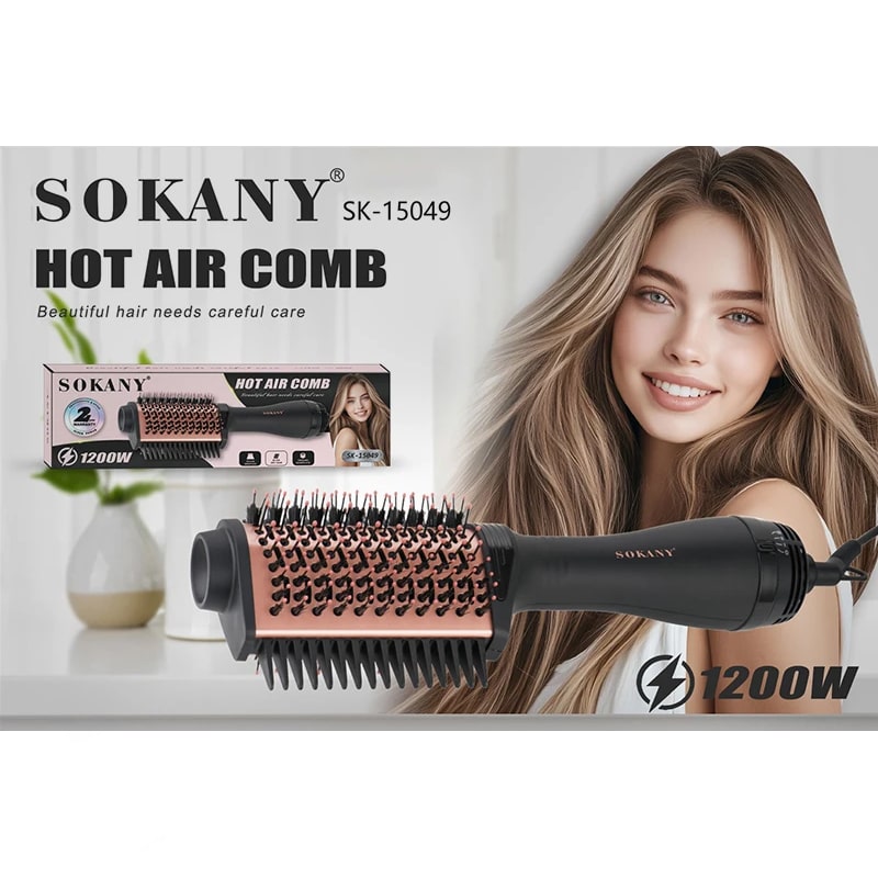 თმის ფენი სავარცხელი Sokany SK-15049