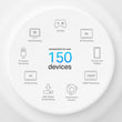 Wi-Fi როუტერი TP-Link Deco X50-PoE(3-pack) AX3000