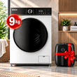 სარეცხი მანქანა 9კგ MARAZZI WM904FL66(S/W) + საჩუქარი აეროგრილი FRANKO FAF-1217