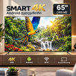 Smart 4K Android ტელევიზორი Franko 65 inch (165 სმ) FTV-65WHU1400