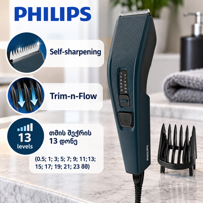 თმის საკრეჭი PHILIPS HC3505/15