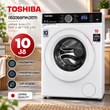 სარეცხი მანქანა 10კგ ინვენტორული ძრავით TOSHIBA TW-BK110G4UZ(WK) კლასი A+++