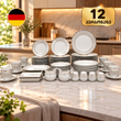 გერმანული ჭურჭლის ნაკრები 12 პერსონაზე Maghsoud Negara 71PCS