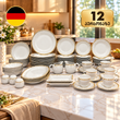 გერმანული ჭურჭლის ნაკრები 12 პერსონაზე Maghsoud Mardin 77PCS