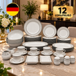 გერმანული ჭურჭლის ნაკრები 12 პერსონაზე Maghsoud Negara 65PCS