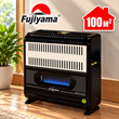 100მ² გაზის გამათბობელი Fujiyama FHS 11000 F Black