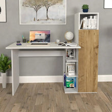 სამეცადინო/კომპიუტერის მაგიდა თაროებით და სათავსოებით Gelens IS0637