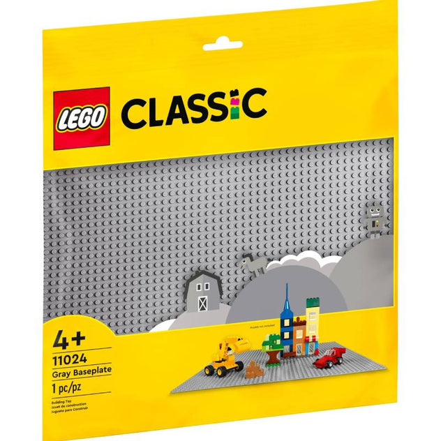 სათამაშო დაფა LEGO Classic Gray Baseplate 11024