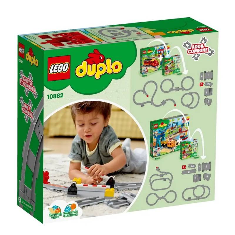 სათამაშო LEGO DUPLO Train Tracks 10882