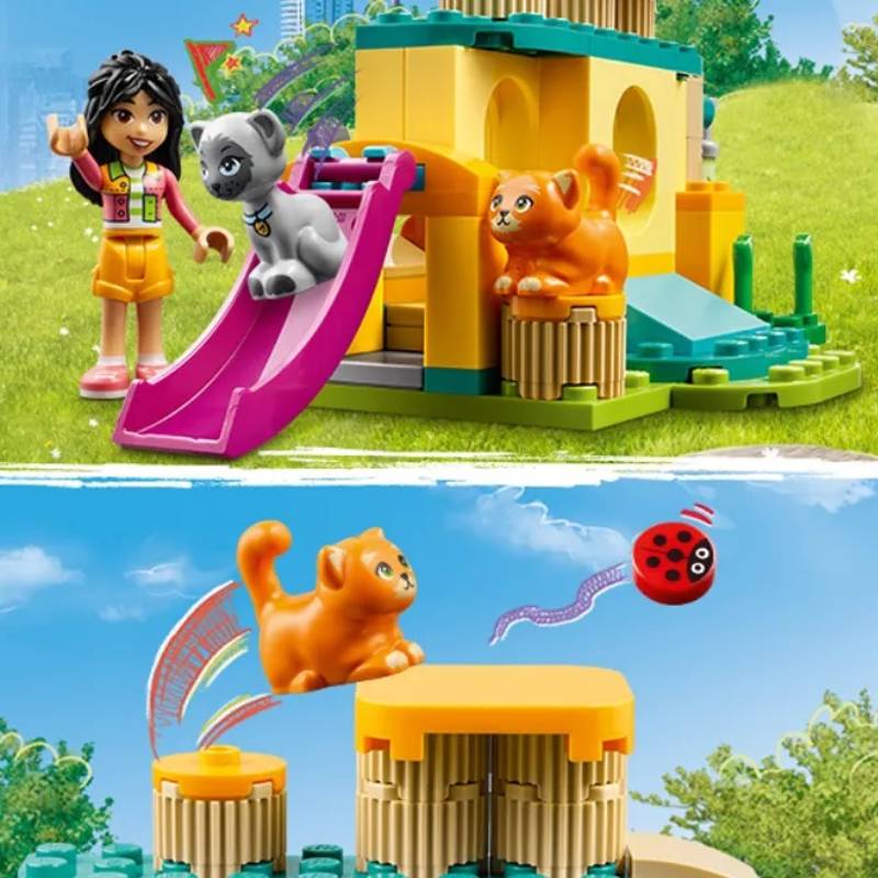 სათამაშო LEGO Constructor FRIENDS CAT PLAYGROUND ADVENTURE 42612