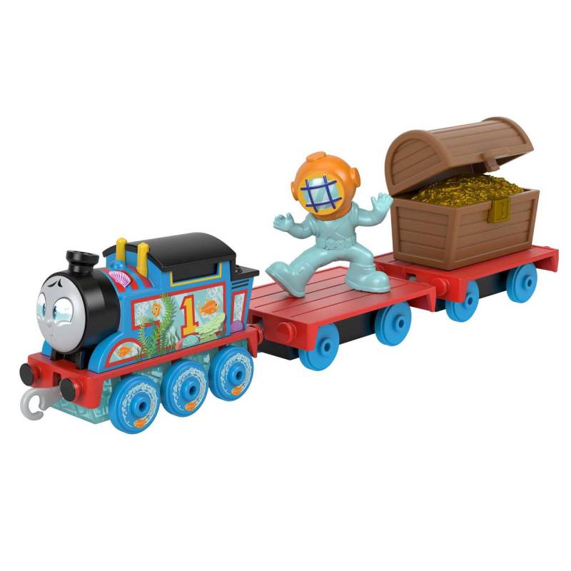 სათამაშო მატარებელი და განძი Thomas & Friends DEEP SEA THOMAS WITH OCEAN CARGO