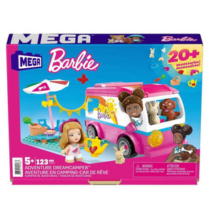 სათამაშო სამშენებლო კუბიკები Mega Construx Barbie Dream Camper