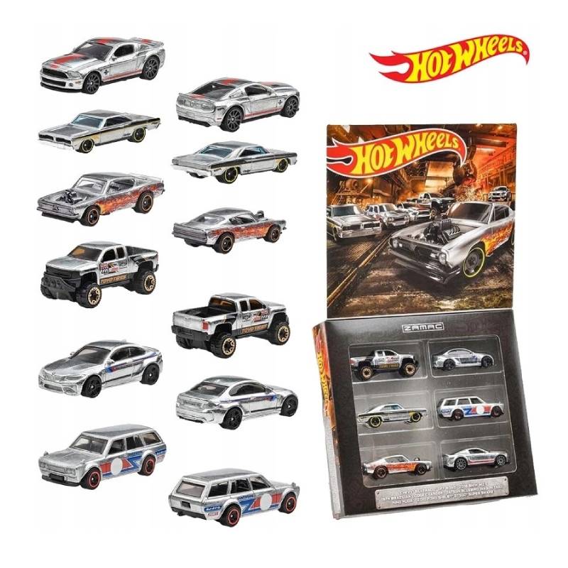 სათამაშო მანქანების 6 ცალიანი ნაკრები Hot Wheels Zamac 6xMulti Pack