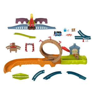 სათამაშო ხიდი და რკინიგზა Thomas & Friends Launch & Loop Maintenance Yard