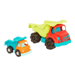 სათამაშო სატვირთო მანქანების ნაკრები Btoys DUMP TRUCK AND SMALLER TRUCK BX4509Z