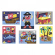 სათამაშო კუბების ფაზლი Janod Cubes made of pasteboard Pirates J02984