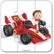 სათამაშო 4 ფაზლი Janod Car Gabina Formula 1 J02884