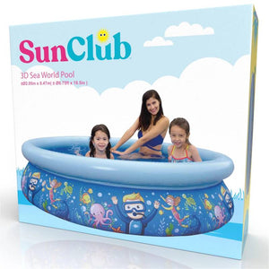 გასაბერი მრგვალი აუზი 885 ლ AVENLI Sea World Pool 17788