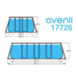 კარკასული აუზი 7020 ლ AVENLI 17726