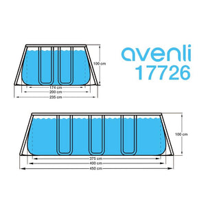 კარკასული აუზი 7020 ლ AVENLI 17726