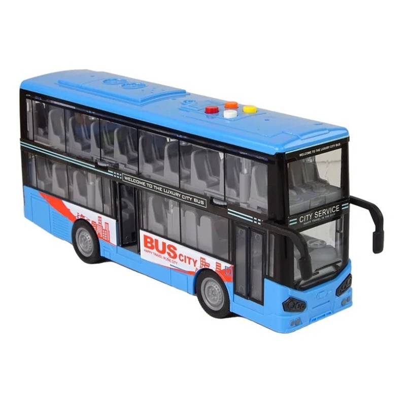 სათამაშო ორსართულიანი ავტობუსი OEM GH-JS123