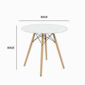 თეთრი მრგვალი მაგიდა OEM HSF-1027 (white)