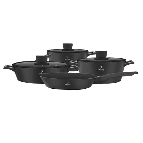 ბიო გრანიტის ქვაბების ნაკრები BERLLONG ONYX BOS-SET 07