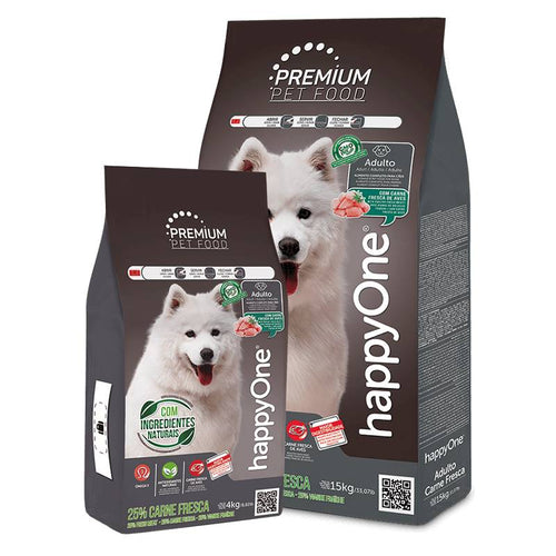 პრემიუმ კლასის ზრდასრული ძაღლის საკვები HappyOne Premium Adult Dog (1620 00580)
