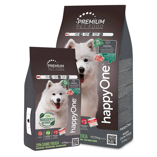 პრემიუმ კლასის ზრდასრული ძაღლის საკვები HappyOne Premium Adult Dog (1620 00580)