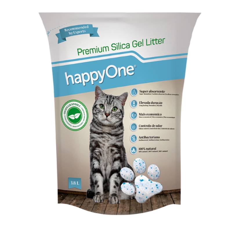 კატის სილიკონის ქვიშა HappyOne Cat litter (1620 00886)