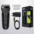წვერსაპარსი BRAUN SHAVER 300BT BLK/BLK