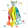 რბილი სათამაშო მელია Fehn Baby Activity comforter fox deluxe 049039