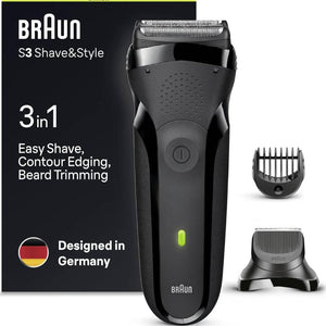 წვერსაპარსი BRAUN SHAVER 300BT BLK/BLK