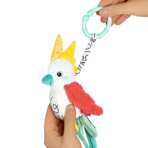 რბილი სათამაშო თუთიყუში Fehn Baby Chirping bird 049060