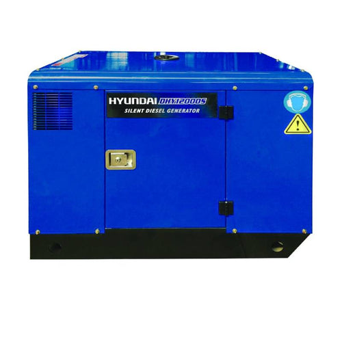გენერატორი დიზელის ერთფაზიანი HYUNDAI DHY15000SE 12 kW (002641)