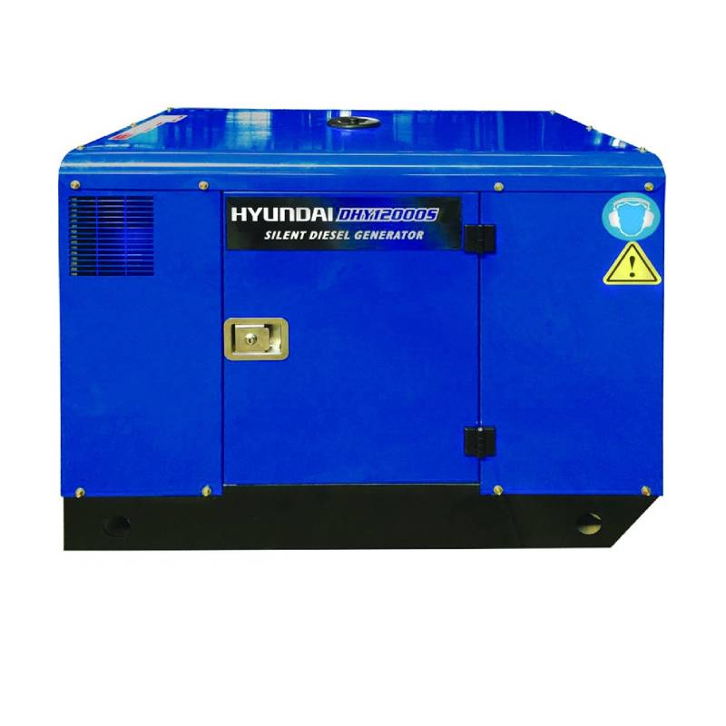 გენერატორი დიზელის ერთფაზიანი HYUNDAI DHY15000SE 12 kW (002641)