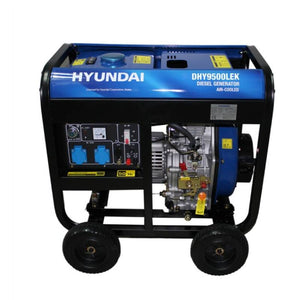 გენერატორი დიზელის ერთფაზიანი HYUNDAI DHY9500LEK 6 kW (002639)