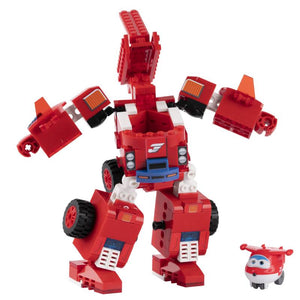 საბავშვო ასაწყობი ტრანსფორმერი Super Wings Transformer Toy Small Blocks 2-1-ში EU385005