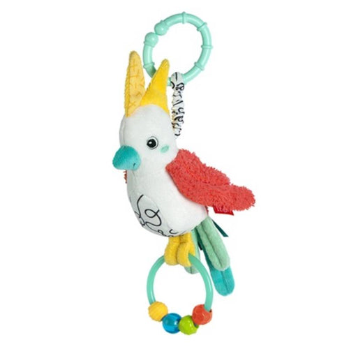 რბილი სათამაშო თუთიყუში Fehn Baby Chirping bird 049060