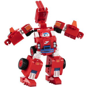 საბავშვო ასაწყობი ტრანსფორმერი Super Wings Transformer Toy Small Blocks 2-1-ში EU385005