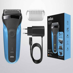 წვერსაპარსი BRAUN SHAVER 310BT BLK/BLU