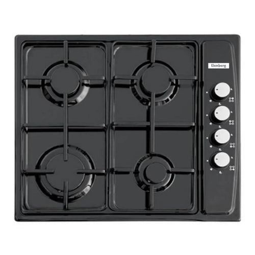 ჩასაშენებელი ქურის ზედაპირი ELENBERG EBG-410B BLACK